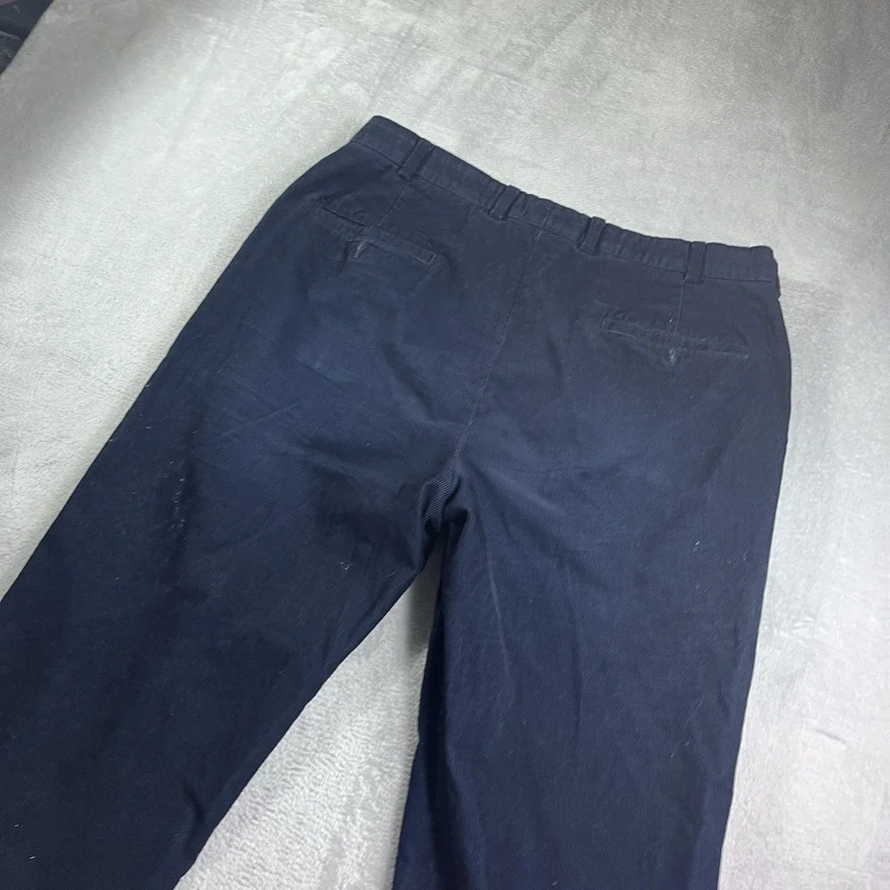 Brooks Brothers Clark Corduroy‎ Dress Pants Men's 36x30* Navy Cotton Pleated